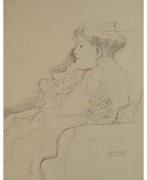 Fünfundzwanzig Handzeichnungen, 25 Collotype Plates by Gustav KLIMT