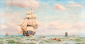 Skeppning Utanför Dynerna by John FRASER