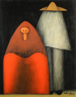 Two Figures, Mexico, 1964 by Jesus Mariano LEUUS