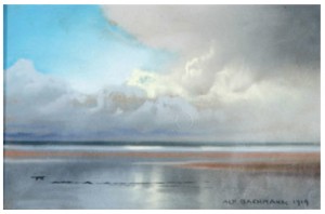 Frühlingswolken by Alf BACHMANN - auction artwork with signature