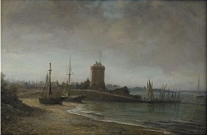 Hamnmotiv Från Algeriet by Antoine Léon MOREL-FATIO - auction artwork with signature