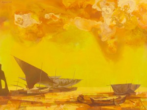Boats, Sardinia by John TEYRAL