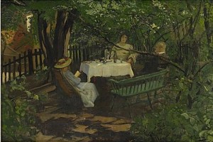 Fra Grønnegate 19 by Christian KROHG
