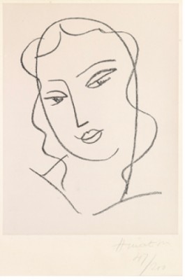 Tête Voilée by Henri MATISSE