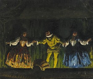 Teaterscen by Géza FARAGO - auction artwork with signature