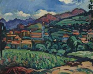 L'église De Piana En Corse by Charles CAMOIN