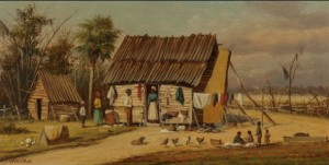 Cabin Scene, Wash Day by William Aiken WALKER