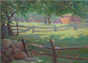 Fence by George A. RENOUARD - auction artwork with signature