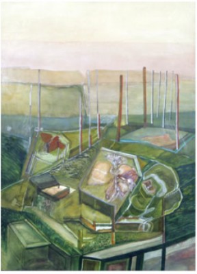Hodowla Chmielu - Humleodling by Barbara SZUBINSKA - auction artwork with signature