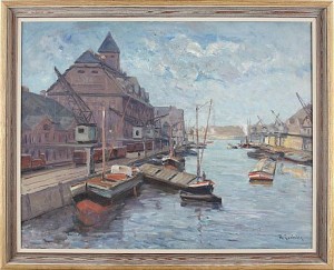 Westhafen, Berlin by Hermann Richard ESCHKE