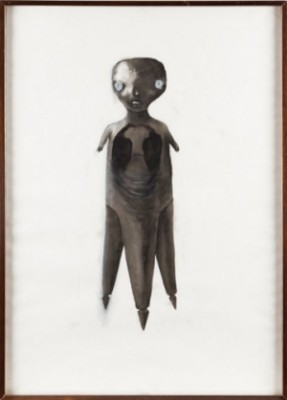 Figure by Juan MUÑOZ - auction artwork with signature