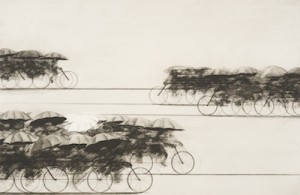 By By Bicycle No. 2 by Shigeki KURODA - auction artwork with signature