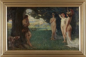 Mytologiskt Motiv by Ernst LUBBERT - auction artwork with signature