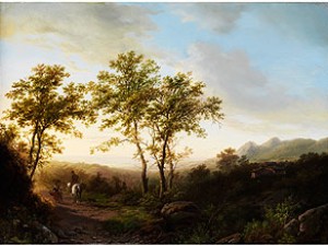 Weite Abendliche Landschaft Mit Jungen Bäumen by Willem BODEMANN - auction artwork with signature