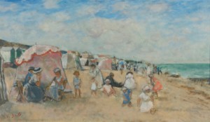 Animation Sur Une Plage Normande by Francois GALL