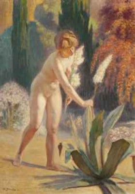 A Summer Harvest by Omer DIERICKX - auction artwork with signature