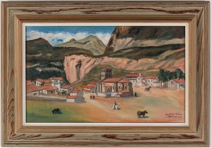 Motiv Av Madrid by Bengt DAHLIN - auction artwork with signature