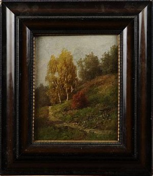 Höstlandskap by Charles G. SPITZ - auction artwork with signature
