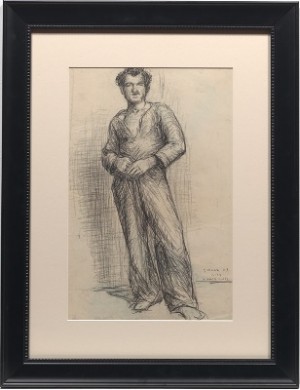 Standing Male Model From The Richard Lahey Class, 1933 by Clyde SINGER