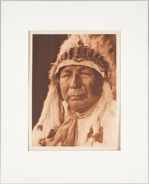 Pipe Stem Oto. Ur Mappen The North American Indian by Edward Sheriff CURTIS