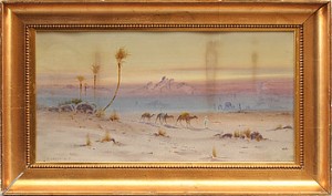 Kamelförare I öknen by Henrik ANKARCRONA