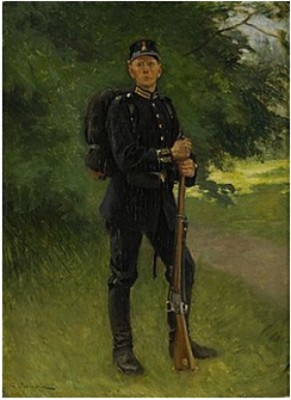 Svensk Soldat by Gustaf CEDERSTRÖM