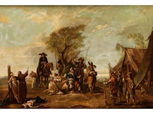 Vor Dem Heereslager by Wolfgang DALLINGER - auction artwork with signature