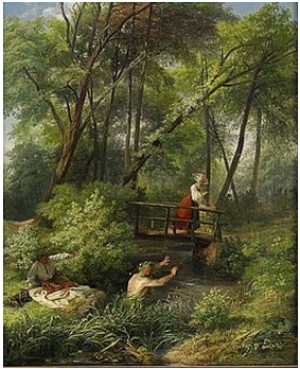 En Nutidens Näck by Josef Wilhelm WALLANDER