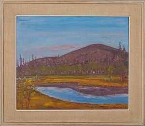Fjällandskap by Aarno AHTAJA - auction artwork with signature