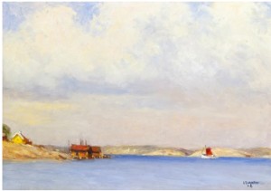 Motiv Från Fiskebäckskil by Louis SPARRE