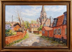 Sofia Kyrka Från Nytorget by Algot RINGSTRÖM
