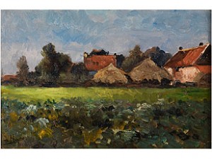 Landschaft Mit Bauerngehöften by Isidore MEYERS