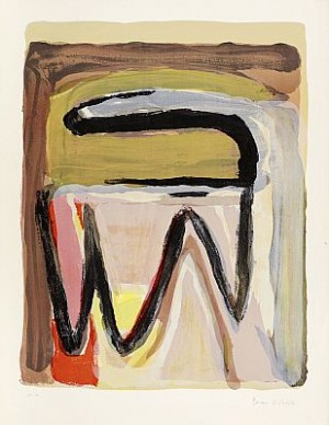 Compositions, Three Colour Lithographs by Bram Van VELDE