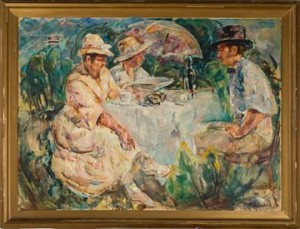 Solskinnsdag I Haven by Torstein RUSDAL - auction artwork with signature