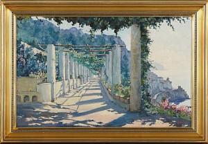 Motiv Från Amalfi by Ignazio LUCIBELLO - auction artwork with signature