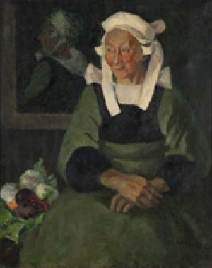 ''madame Kittique'', Portrait Of A Dutch Woman by Anna Katharine SKEELE