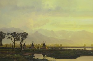Sunset by Michael COLEMAN - auction artwork with signature