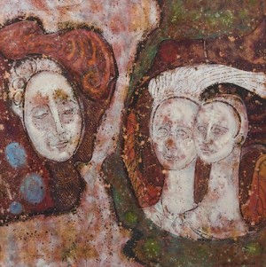 Fiesta De Vargas by Mary Ellen Nichols MCDERMOTT - auction artwork with signature