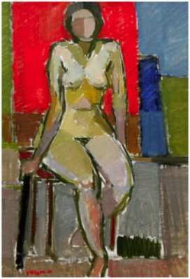 Nakenstudie by Y. NILSSON - auction artwork with signature