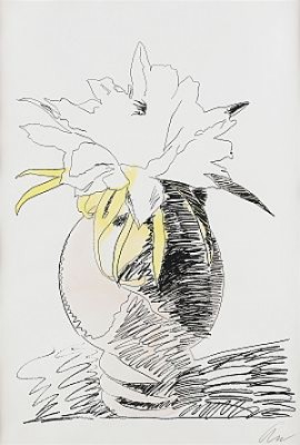 Flowers (hand Colored) by Andy WARHOL