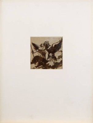 Ganymedes Med Jupiters örn by John Fredrik Von BREDA - auction artwork with signature