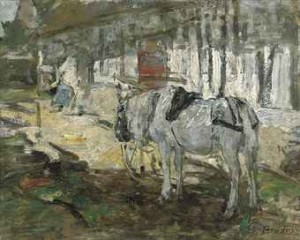 Cheval Normand by Eugène Louis BOUDIN