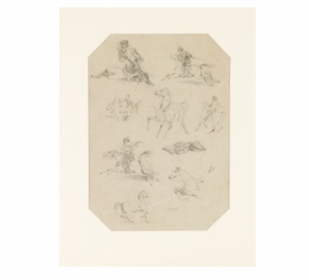 Military Sketches by Horace VERNET