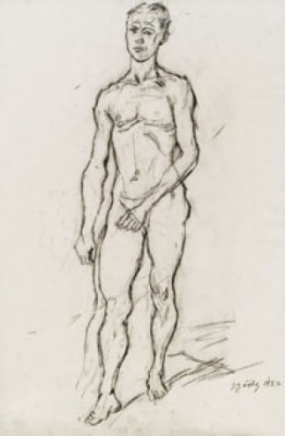 Male Nude by Herbert BOECKL