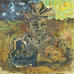 Untitled (man With Crown) by Ben SHAHN