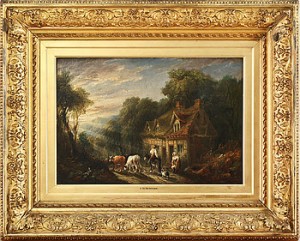 Landskap Med Figurscen by Frederick Henry HENSHAW - auction artwork with signature