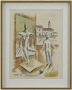 Manichino E Bambola by Carlo CARRA - auction artwork with signature