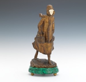 Jeune Fille Au Manchon by Antoine BOFILL - auction artwork with signature