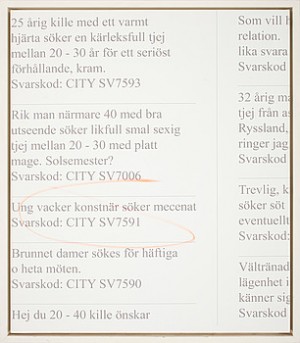 Contact by Kristoffer LINDFORS - auction artwork with signature