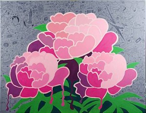 Rosa Blommor by Paul VOSS